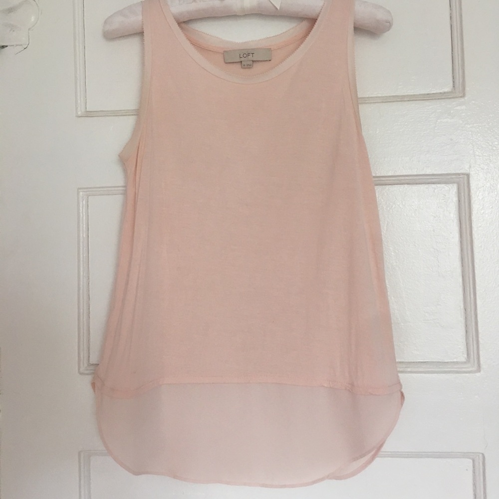XS Pale Pink Tank Top Camisole